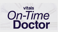 Vitals.com recognizes doctors with consistently high ratings for timeliness of appointments.